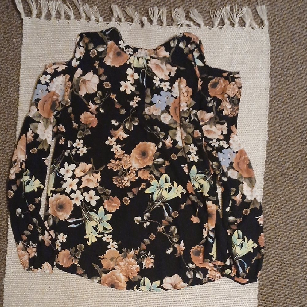 Sienna Sky Black Floral Blouse